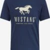 Mustang T-shirts Shirt ALEX Heren Nachtblauw