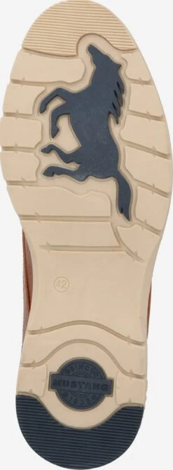 Mustang Casual Veterschoenen Veterschoen Heren Cognac -Mustang Verkoop 2a1dac6e4e8a2436e8513b7d85dc6586