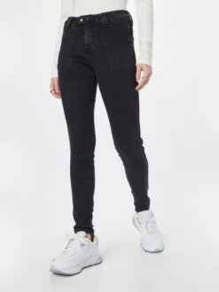 Mustang Jeans Skinny Jeans Mia Dames Zwart -Mustang Verkoop 2b6ff37cc581e1fcad6bb517f41bdaf4