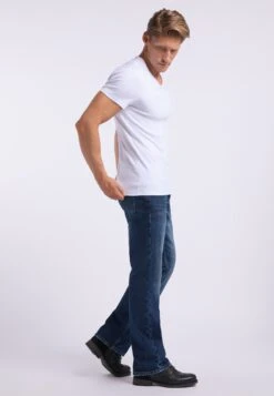 Mustang T-shirts Shirt Aaron V Heren Wit 21 Mustang T-shirts Shirt Aaron V Heren Wit -Mustang Verkoop 2e32355a14003f5e56514e3be3640d74