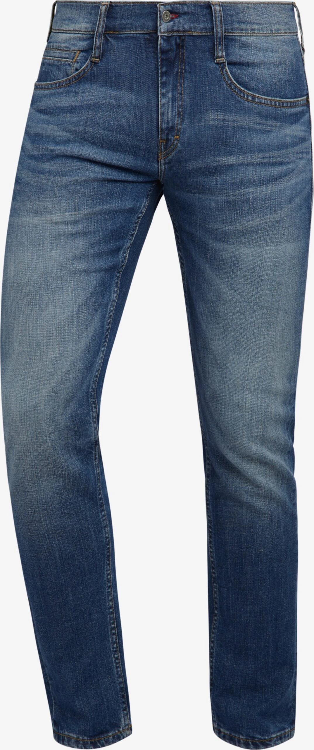 Mustang Straight Regular Jeans Oregon Heren Blauw 4 Mustang Straight Regular Jeans Oregon Heren Blauw - Afbeelding 2