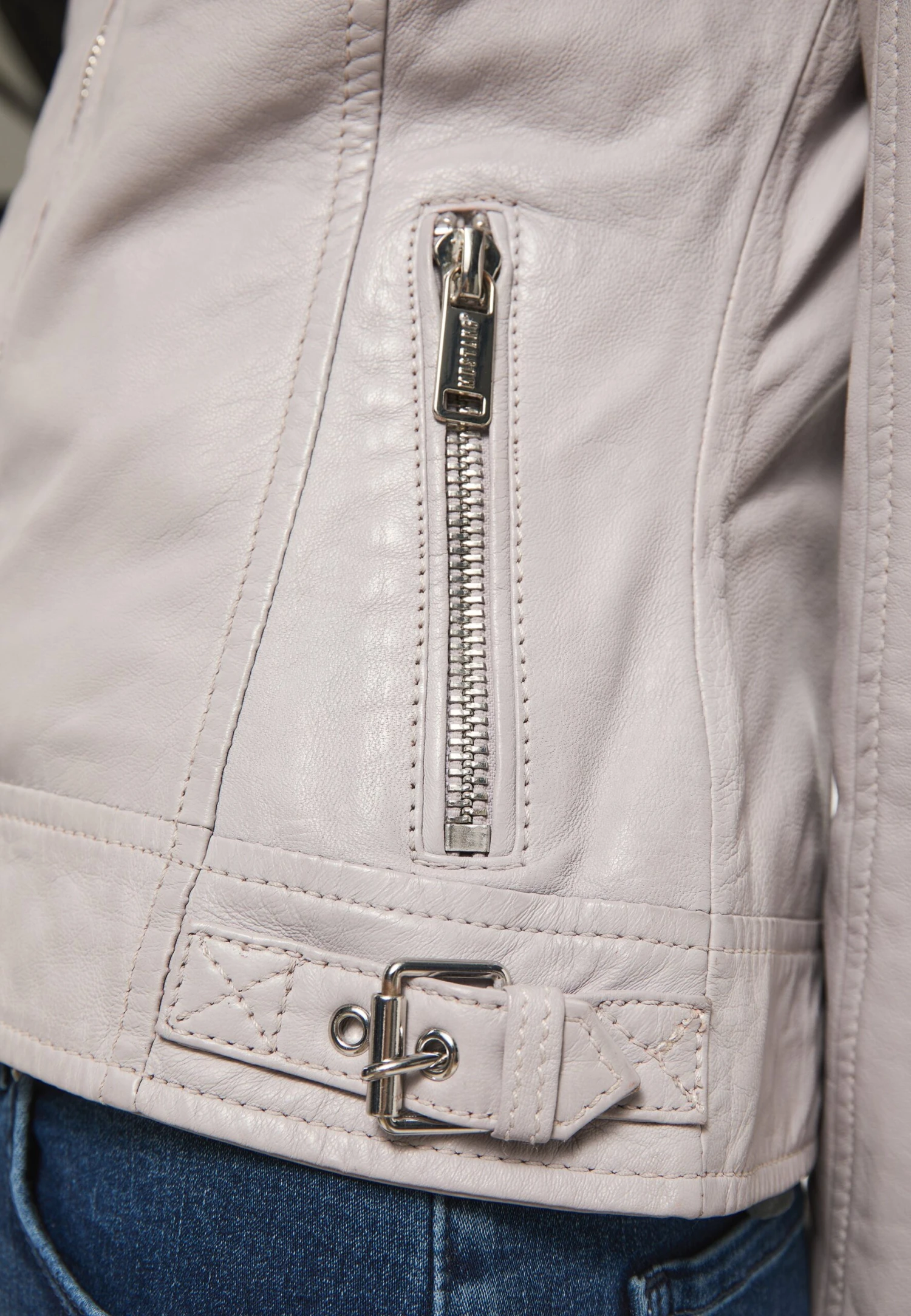 Mustang Leren Jas - Lila 8 Mustang Leren Jas - Lila - Afbeelding 6