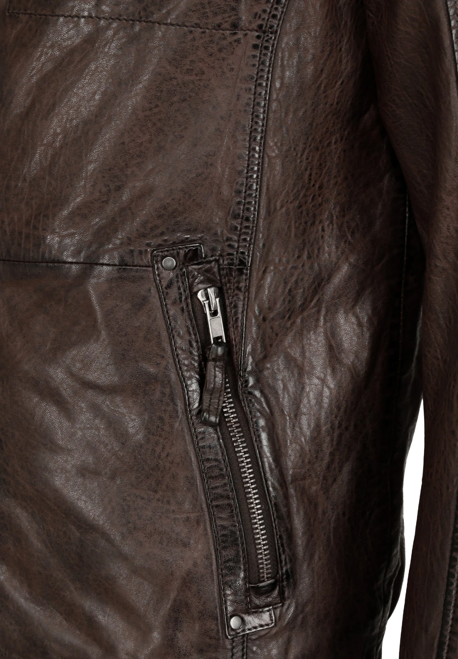 Mustang Leren Jas - Brown 5 Mustang Leren Jas - Brown - Afbeelding 3