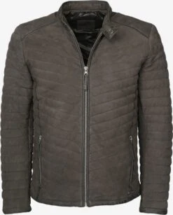 Mustang Leren Jassen Tussenjas Heren Grafiet