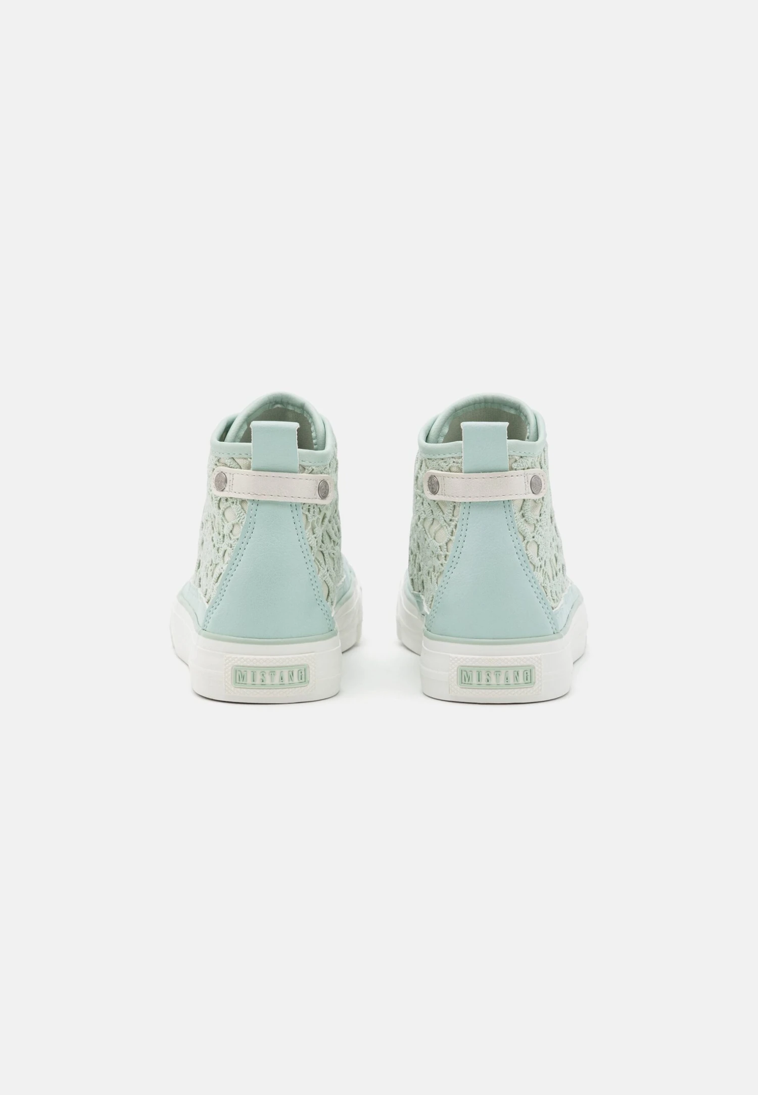 Mustang Sneakers Hoog - Mintgrün 6 Mustang Sneakers Hoog - Mintgrün - Afbeelding 4