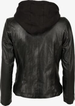 Mustang Leren Jassen Tussenjas Dames Zwart -Mustang Verkoop 306305dd99f4555400c1167b95ebc926