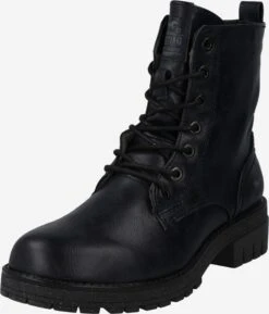 Mustang Enkellaarsjes Veterlaarsjes Dames Navy