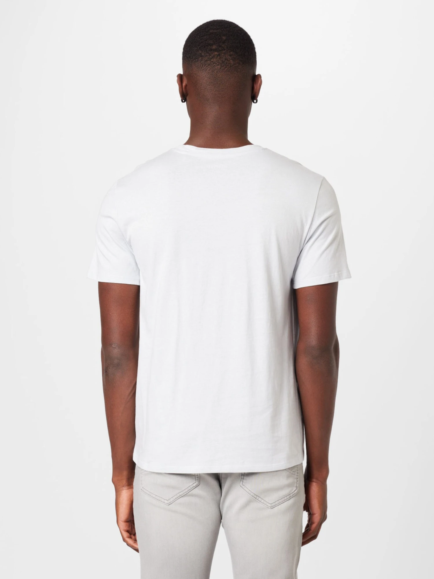 Mustang T-shirts Shirt Alex Heren Wit 6 Mustang T-shirts Shirt Alex Heren Wit - Afbeelding 4