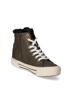 Mustang Sneakers Hoog - Khaki 15 Mustang Sneakers Hoog - Khaki -Mustang Verkoop 3488b64fa7214bc4ac0793941e4bee73