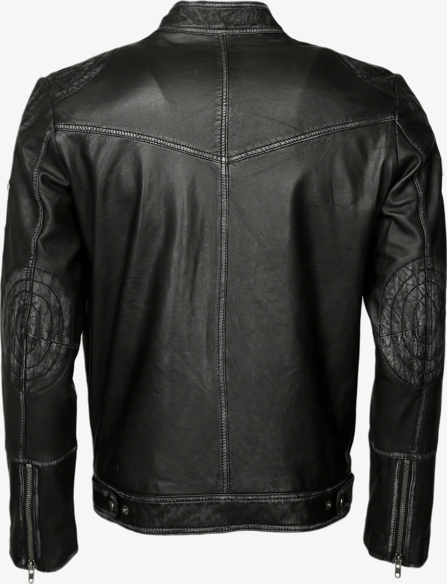 Mustang Leren Jassen Tussenjas Uwe Heren Zwart 4 Mustang Leren Jassen Tussenjas Uwe Heren Zwart - Afbeelding 2