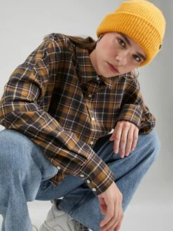 Mustang Overhemden Blouse EDDA Dames Oranje -Mustang Verkoop 35308c075a612ceec7bc88668ffde614