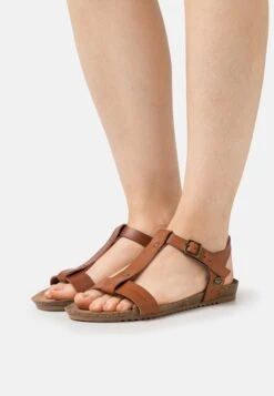 Mustang Sandalen - Kastanie