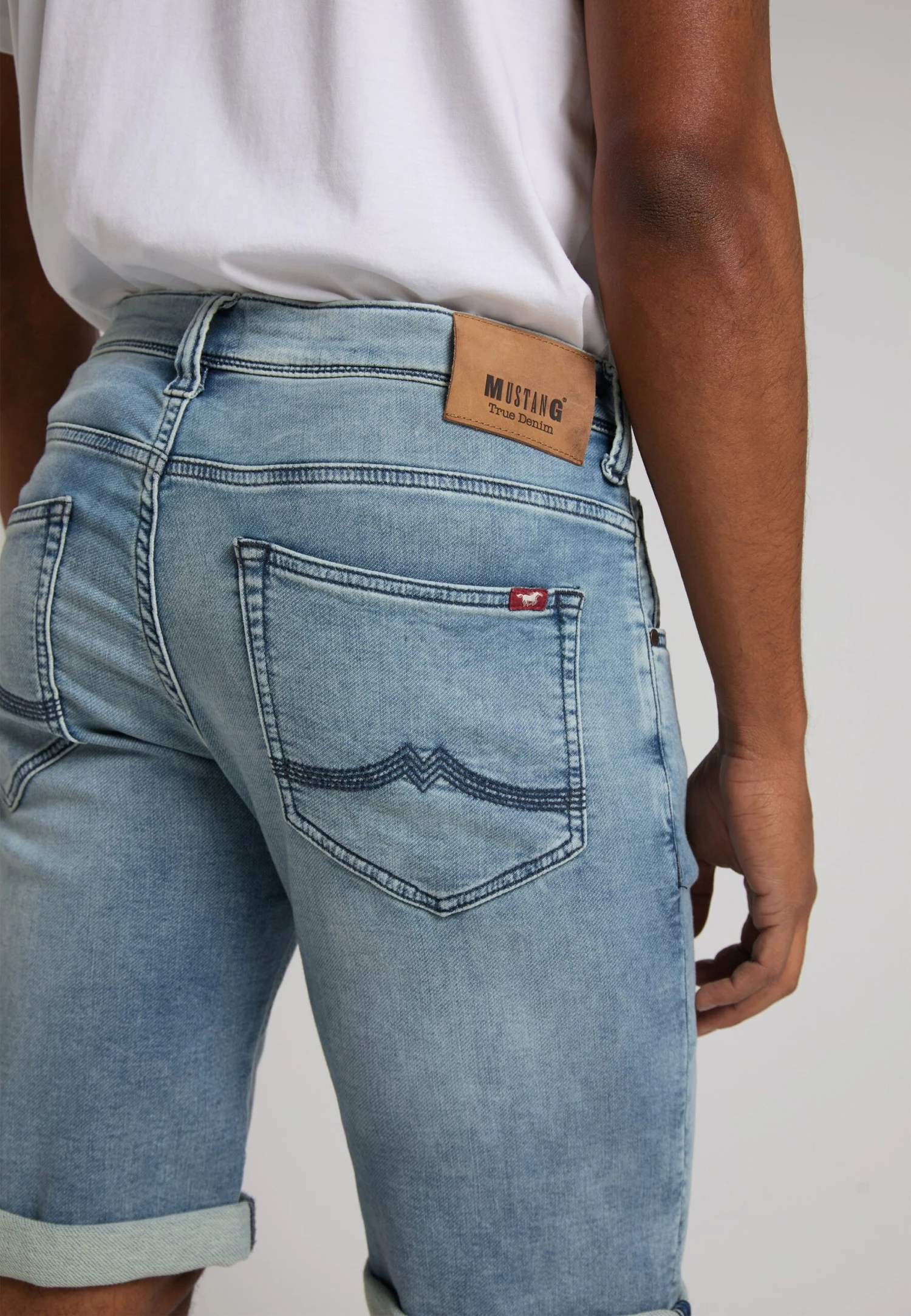 Mustang Chicago - Jeansshort - Blau 6 Mustang Chicago - Jeansshort - Blau - Afbeelding 4