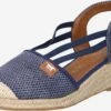 Mustang Sandalen & Slippers Sandaal Dames Smoky Blue -Mustang Verkoop 38c642cf0411a59f5f730b4f45d61bbf