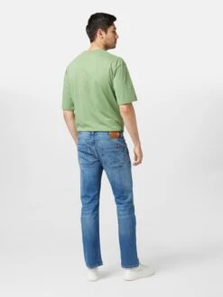 Mustang Straight Regular Jeans Michigan Heren Blauw -Mustang Verkoop 3a450a1b74b3a2c669ccc85cbafa0e9d