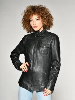 Mustang Leren Jassen Tussenjas Cat Dames Zwart -Mustang Verkoop 3b428abfee2210f7339881ff709a61ca