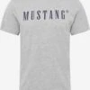 Mustang T-shirts Shirt Alex Heren Grijs Gemêleerd