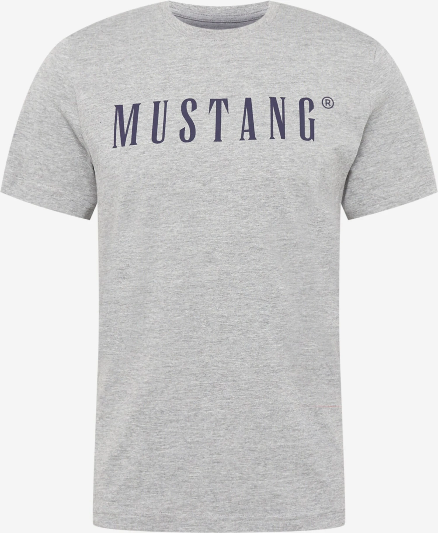 Mustang T-shirts Shirt Alex Heren Grijs Gemêleerd 3 Mustang T-shirts Shirt Alex Heren Grijs Gemêleerd
