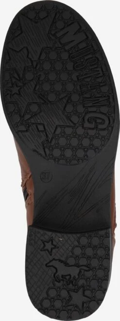 Mustang Enkellaarsjes Chelsea Boots Dames Oker / Donkerbruin -Mustang Verkoop 3e37080ed393593d07e4ddb5109e6659