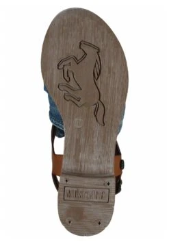 Mustang Sandalen - Jeansblau -Mustang Verkoop 3e5539723877423b8abe5349d58511d4