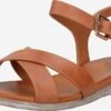 Mustang Sandalen Met Bandjes Sandalen Met Riem Dames Cognac -Mustang Verkoop 3ec9482fcaa26ea9088e3184c7d5583b