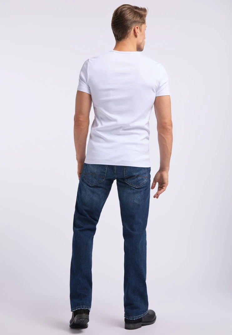 Mustang Aaron - T-Shirt Basic - White 5 Mustang Aaron - T-Shirt Basic - White - Afbeelding 3