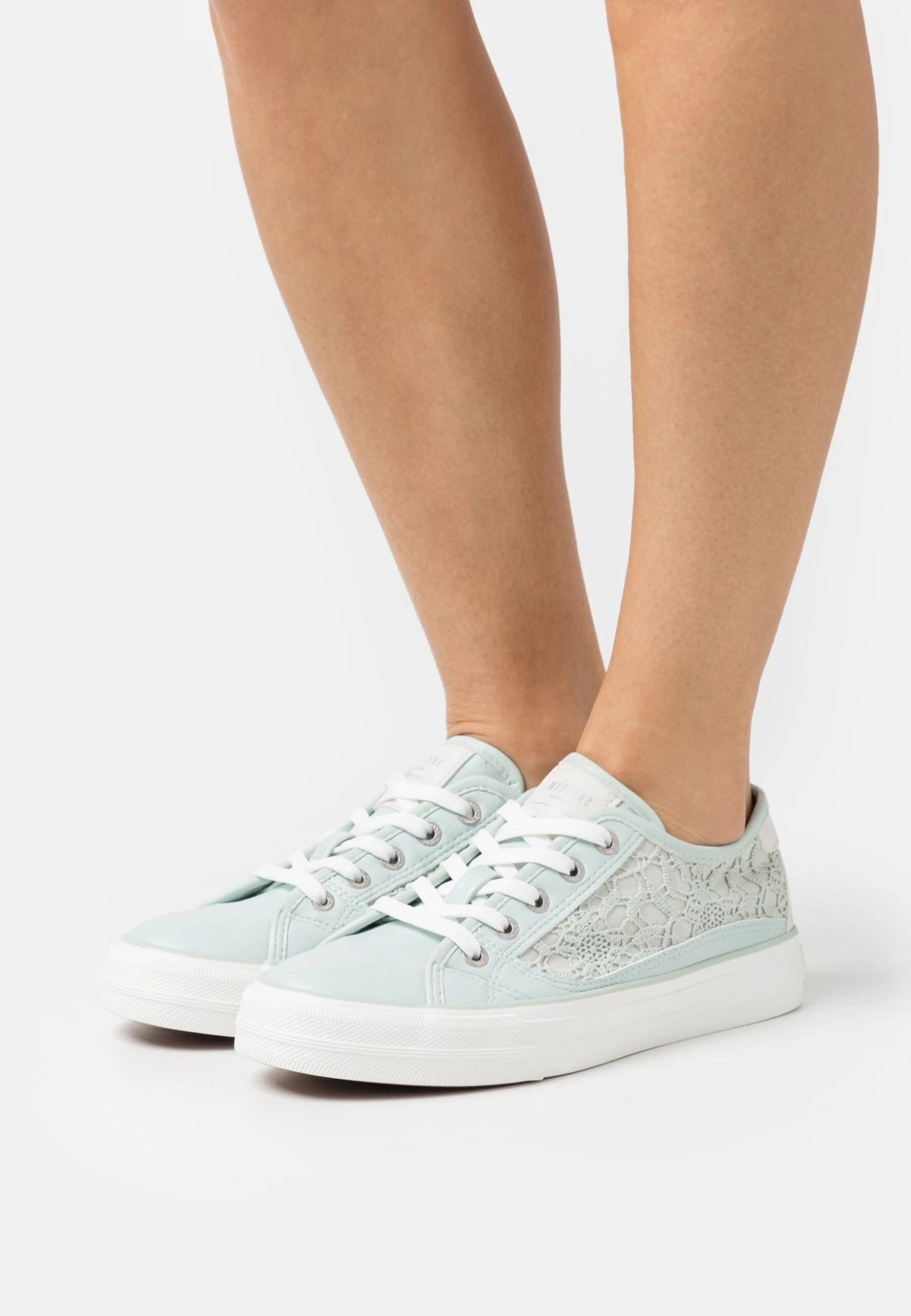 Mustang Sneakers Laag - Mintgrün 3 Mustang Sneakers Laag - Mintgrün