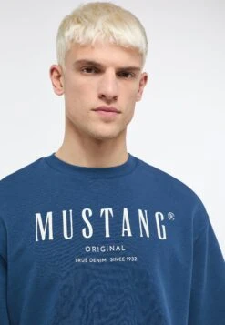 Mustang T-Shirt Basic - Blau 11 Mustang T-Shirt Basic - Blau -Mustang Verkoop 44060c5318064804a531ca8adb536fc1