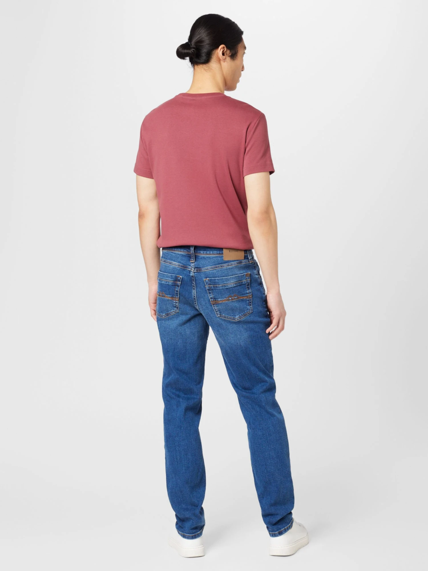 Mustang Straight Regular Jeans Washington 583 Heren Blauw 6 Mustang Straight Regular Jeans Washington 583 Heren Blauw - Afbeelding 4