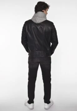 Mustang Leren Jassen Tussenjas Heren Zwart -Mustang Verkoop 44a1467e5766c801d0aafcd137d3bf62