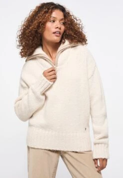 Mustang Troyer - Trui - Weiß