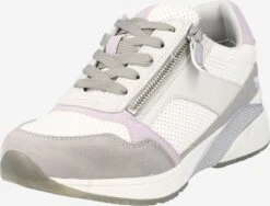 Mustang Fashion Sneakers Sneakers Laag Dames Grijs / Zilvergrijs / Wit