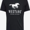 Mustang T-shirts Shirt ALEX Heren Zwart -Mustang Verkoop 4645c5bb7edfd207a01751f128e64736