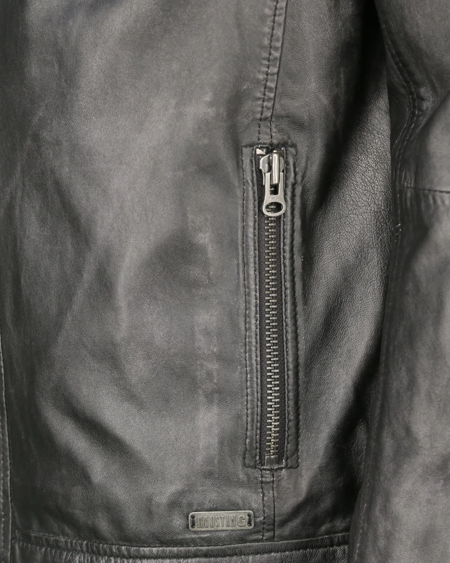 Mustang Leren Jassen Tussenjas Varberg Heren Donkerbruin 10 Mustang Leren Jassen Tussenjas Varberg Heren Donkerbruin - Afbeelding 8