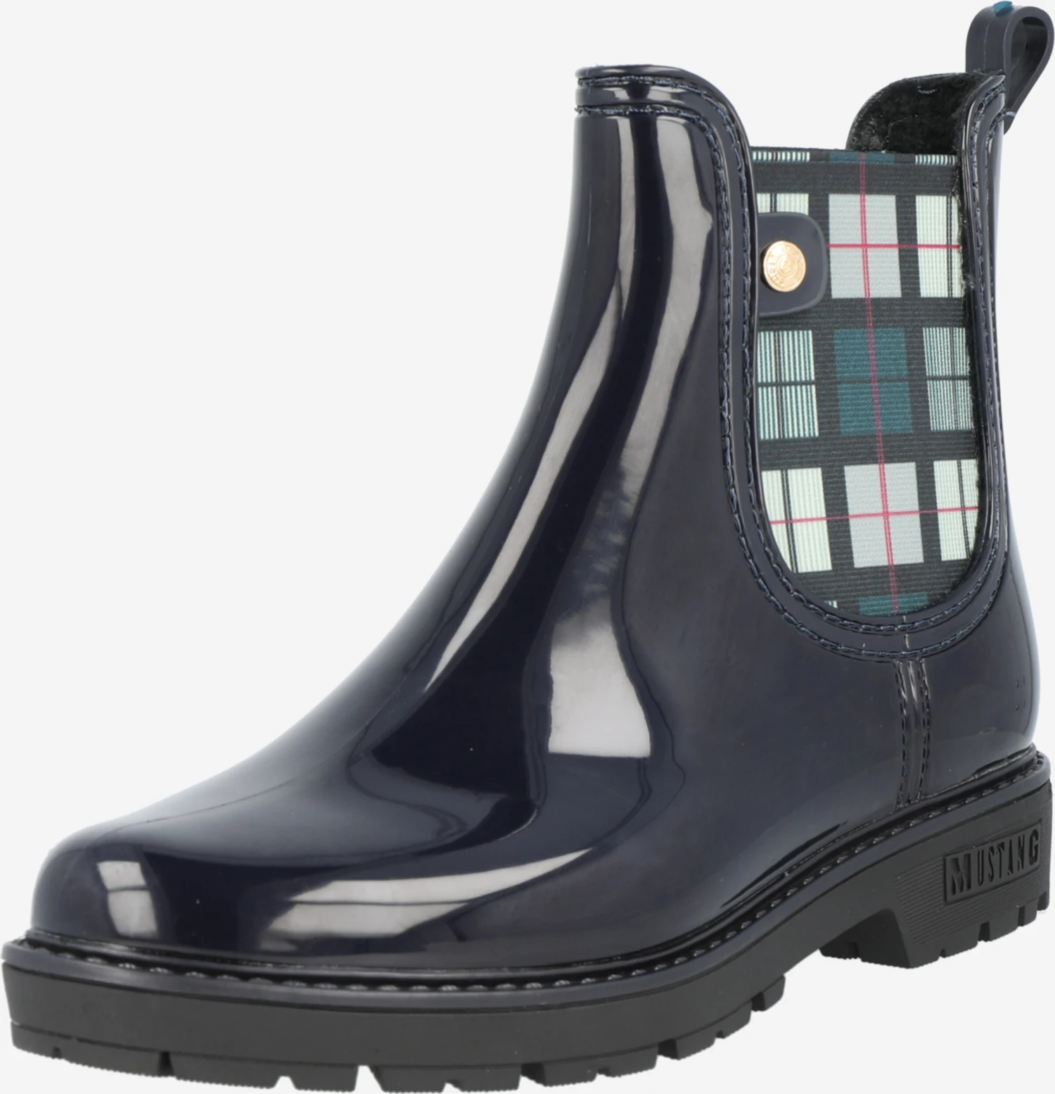 Mustang Laarzen Regenlaarzen Dames Marine 3 Mustang Laarzen Regenlaarzen Dames Marine