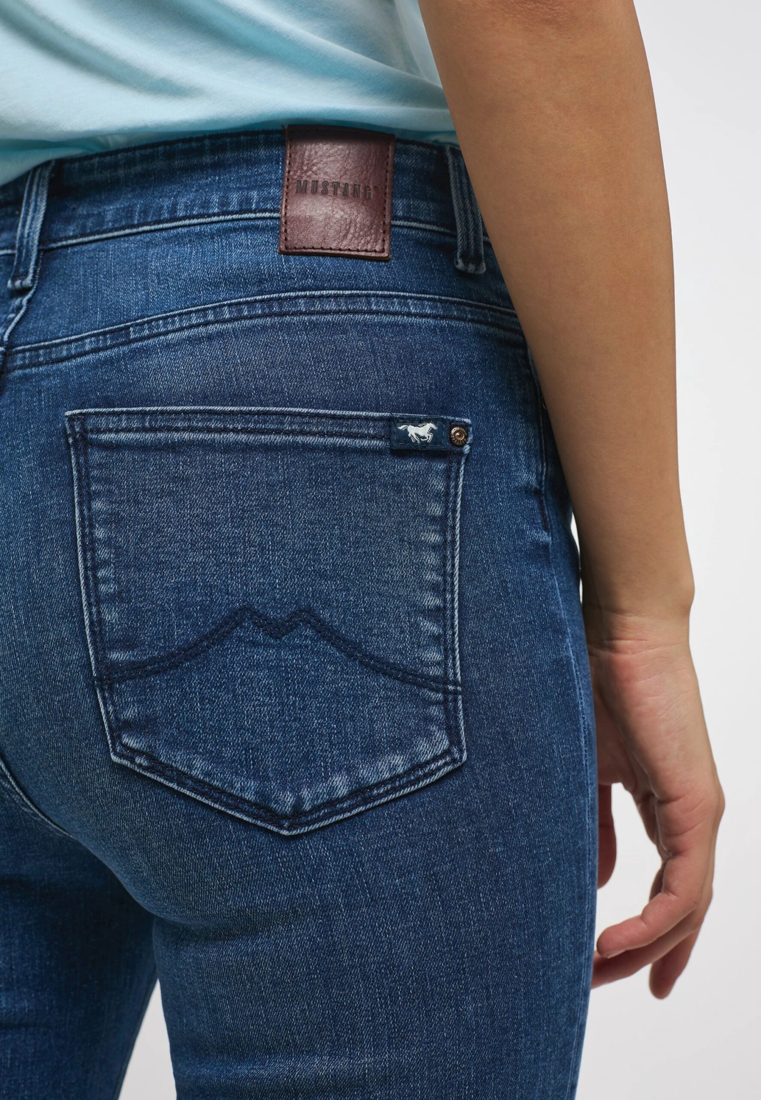 Mustang Georgia Super - Jeans Skinny Fit - Blau 6 Mustang Georgia Super - Jeans Skinny Fit - Blau - Afbeelding 4