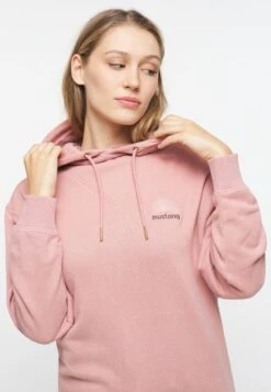 Mustang Hoodie - Rosa -Mustang Verkoop 4b37d8d052c644099927187d8b83e508