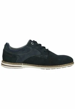 Mustang Sportieve Veterschoenen - Navy -Mustang Verkoop 4bb51ea871df41f2b45bfc93951aa955