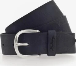 Mustang Leren Riemen Riem Dames Navy