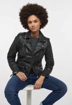 Mustang Leren Jas - Schwarz 12 Mustang Leren Jas - Schwarz -Mustang Verkoop 4c000b7b02c1495e952ba7563a3cd669