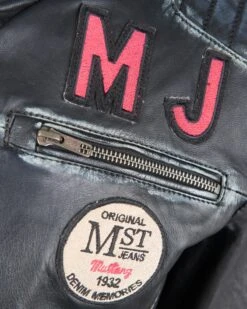 Mustang Leren Jassen Tussenjas Jens Heren Zwart -Mustang Verkoop 4e8e48b153223d9f7f31b1c2cc9a2dcc