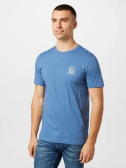Mustang T-shirts Shirt Alex Heren Blauw -Mustang Verkoop 4e993fb126be69abd763698f0964ffb4