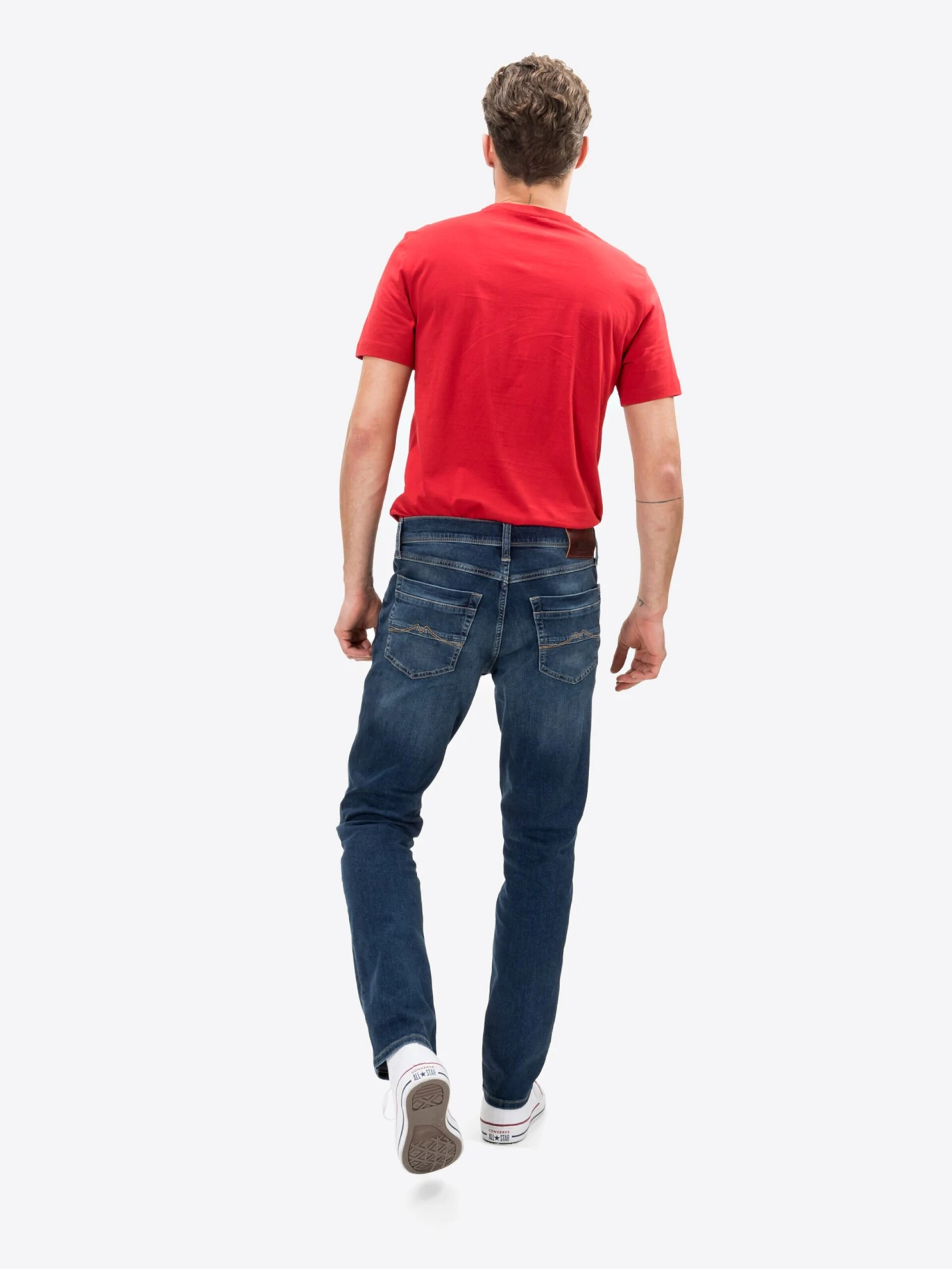 Mustang Straight Regular Jeans Washington Heren Donkerblauw 12 Mustang Straight Regular Jeans Washington Heren Donkerblauw - Afbeelding 10