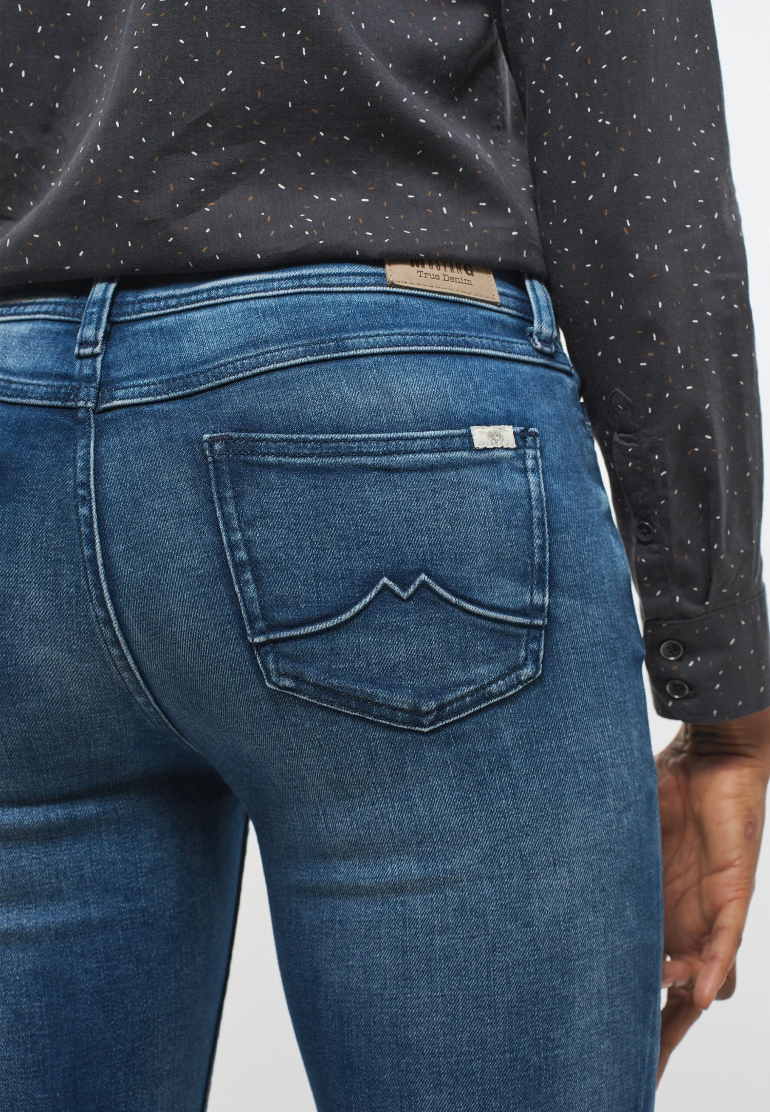 Mustang Jasmin- Slim Fit Jeans - Blau 6 Mustang Jasmin- Slim Fit Jeans - Blau - Afbeelding 4