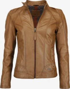 Mustang Leren Jassen Tussenjas Dames Cognac