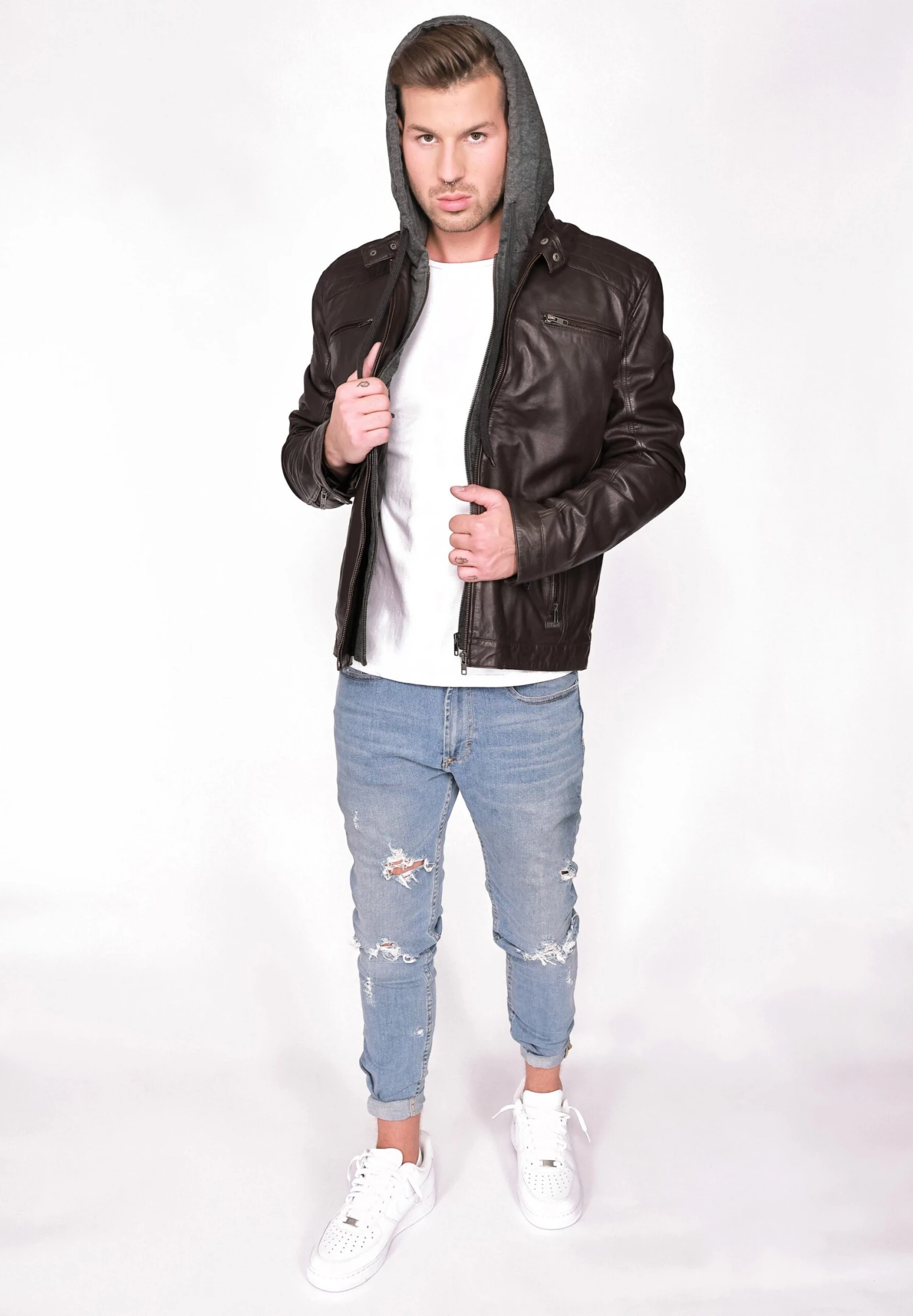 Mustang Leren Jas - Dark Brown 4 Mustang Leren Jas - Dark Brown - Afbeelding 2