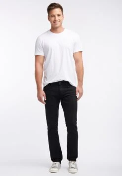 Mustang Jeans Skinny Jeans Oregon Heren Zwart -Mustang Verkoop 519b6fb62e2a46ae84482adb836be566