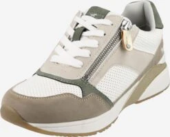 Mustang Fashion Sneakers Sneakers Laag Dames Wit