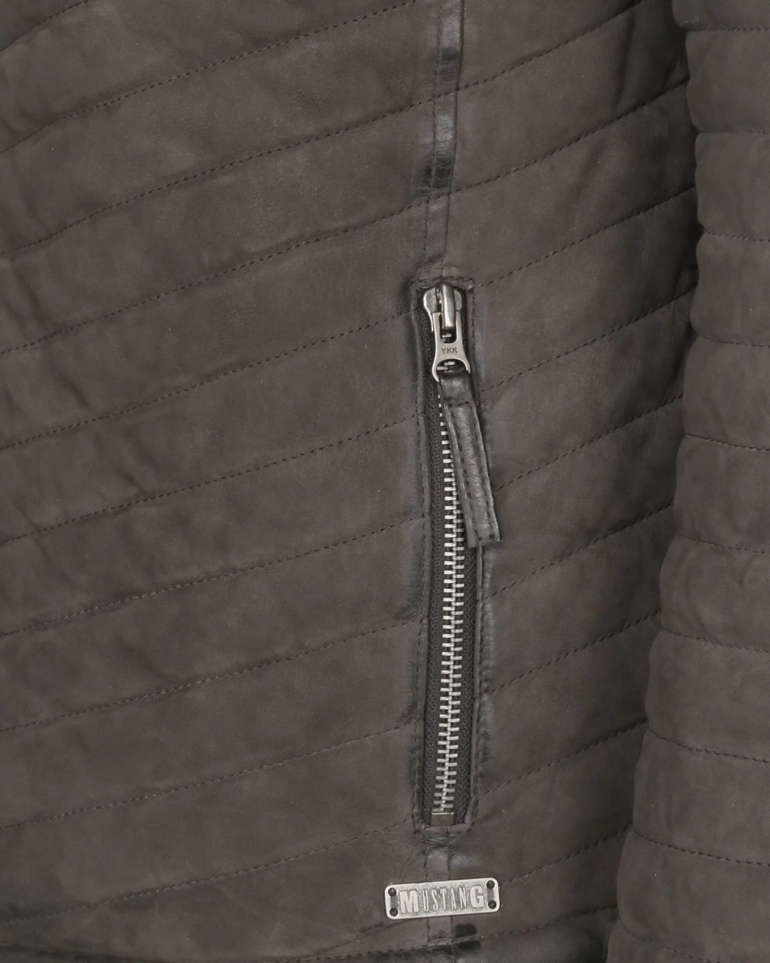 Mustang Leren Jassen Tussenjas Heren Grafiet 9 Mustang Leren Jassen Tussenjas Heren Grafiet - Afbeelding 7