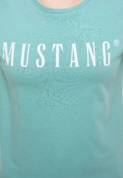 Mustang T-Shirt Print - Blau -Mustang Verkoop 52fc81011b994c01a524af8b4975746b